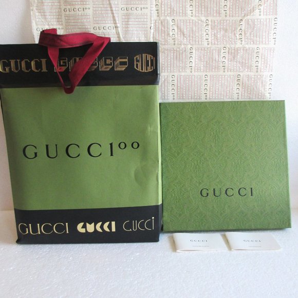 5 PC GUCCI GIFT BOX & BAG BUNDLE - Picture 4 of 16